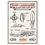 mułaa mulaa rising tide surf language postcard