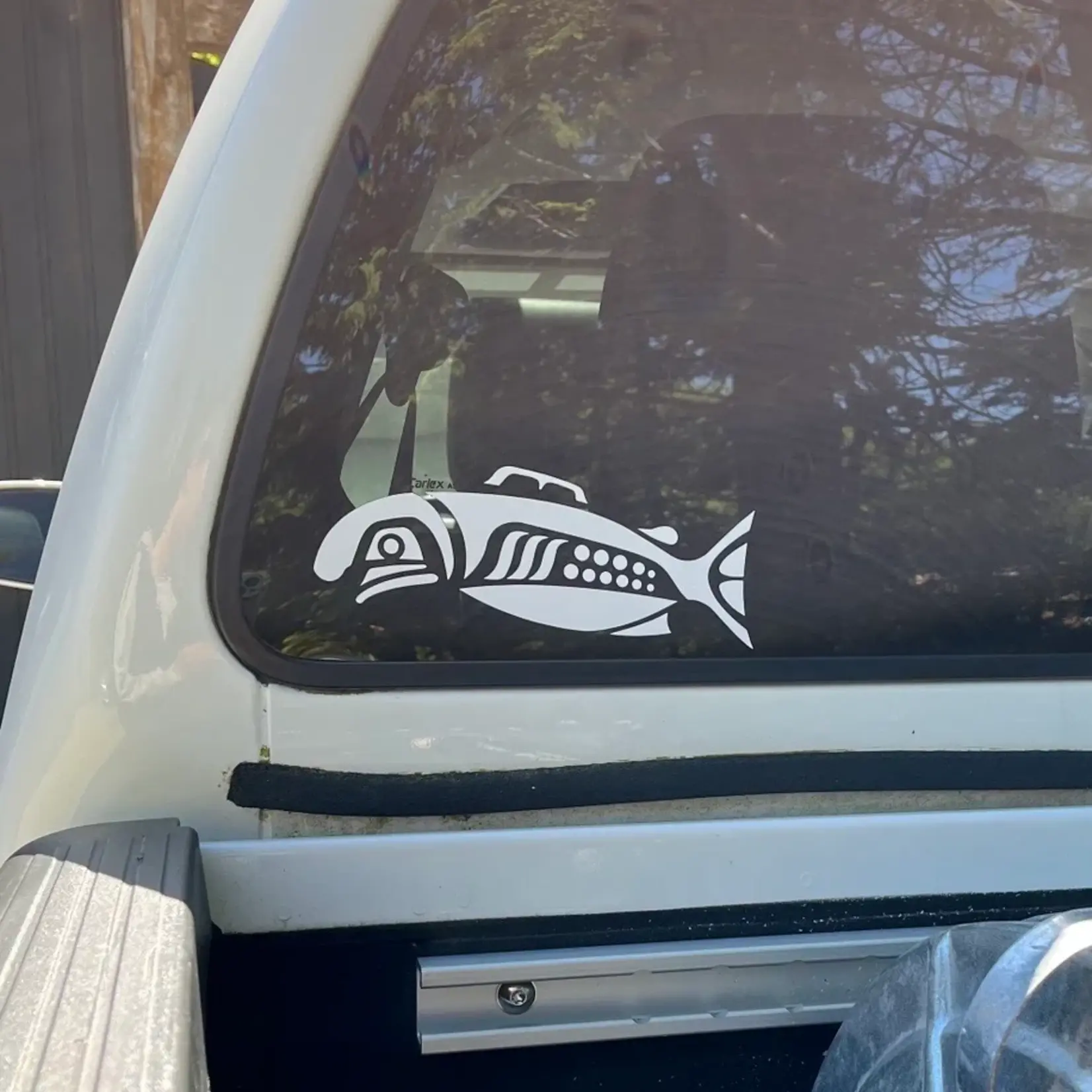 Redd Fish Supply Co Redd Fish Logo Sticker White