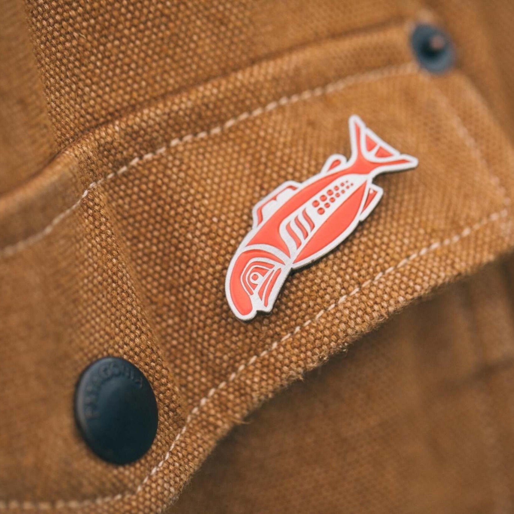 Redd Fish Supply Co Redd Fish Logo Pin