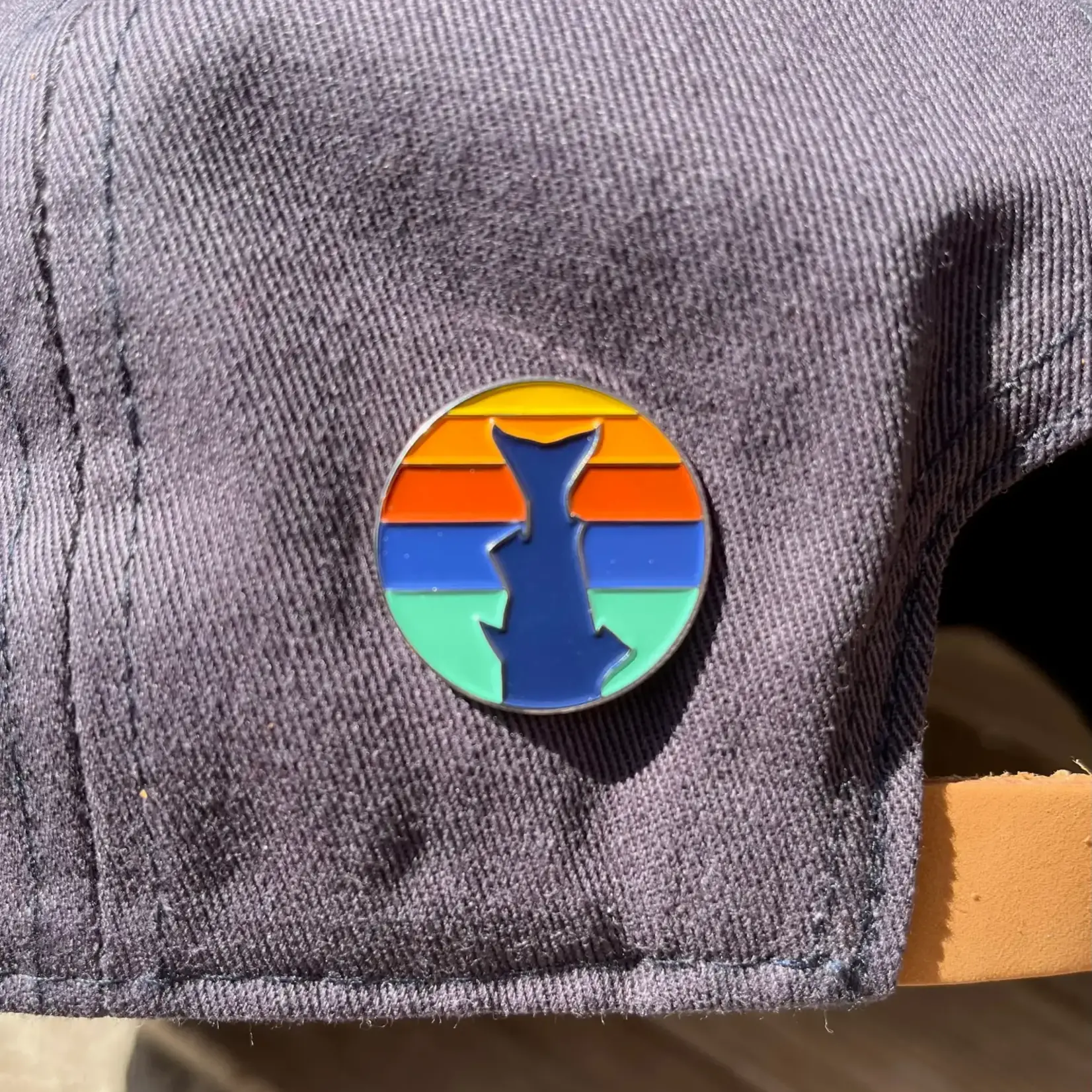 Redd Fish Supply Co Redd Fish Sunset Fish Drop Pin