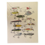 Wild Life Fishing Lures Wild Life Print 12x16