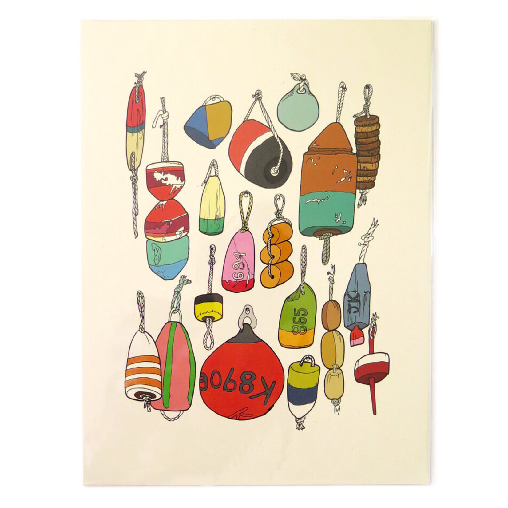 Wild Life Bouys Print 12x16