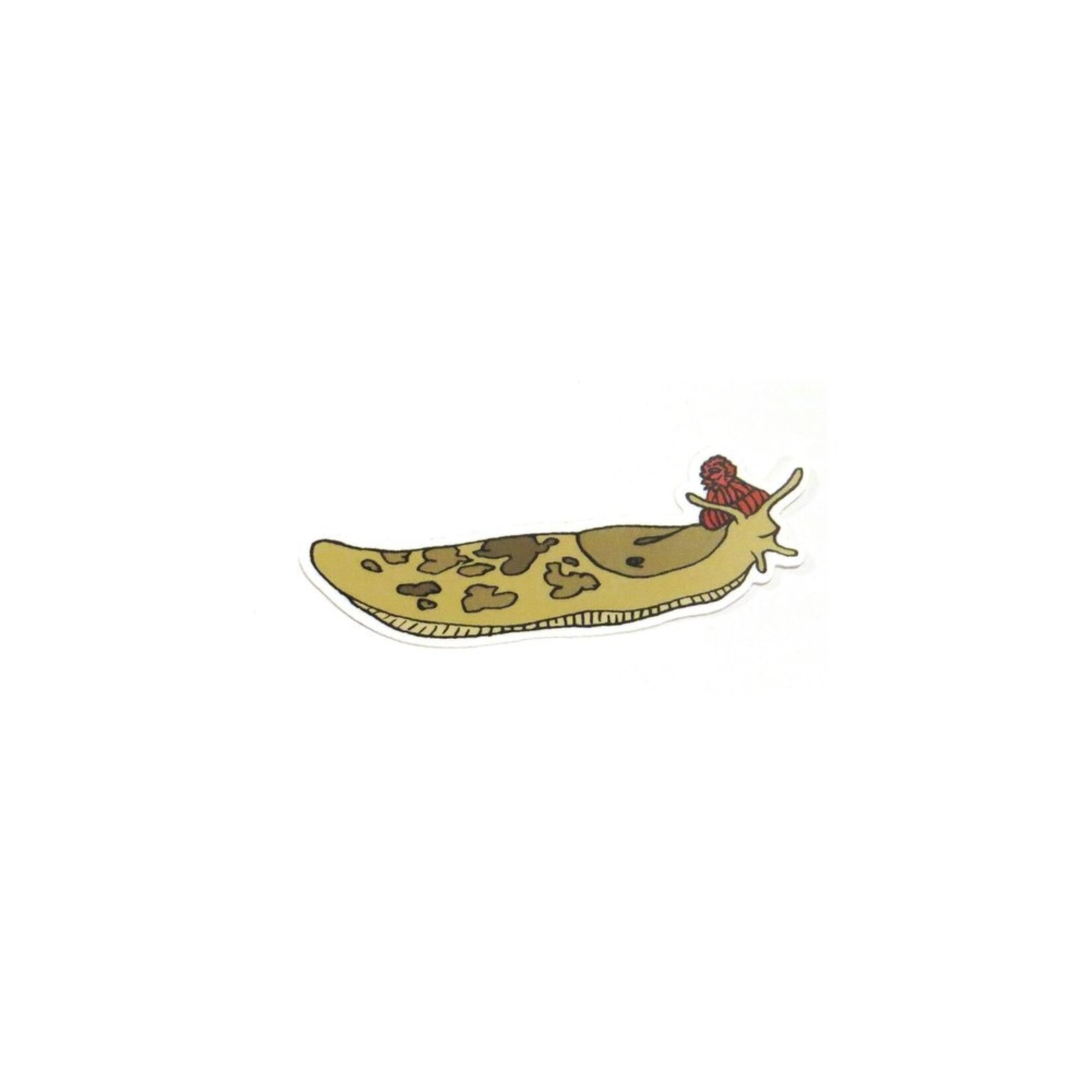 Wild Life Small Slug  with Red Hat Sticker