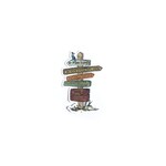 Wild Life Happy Trails Sticker
