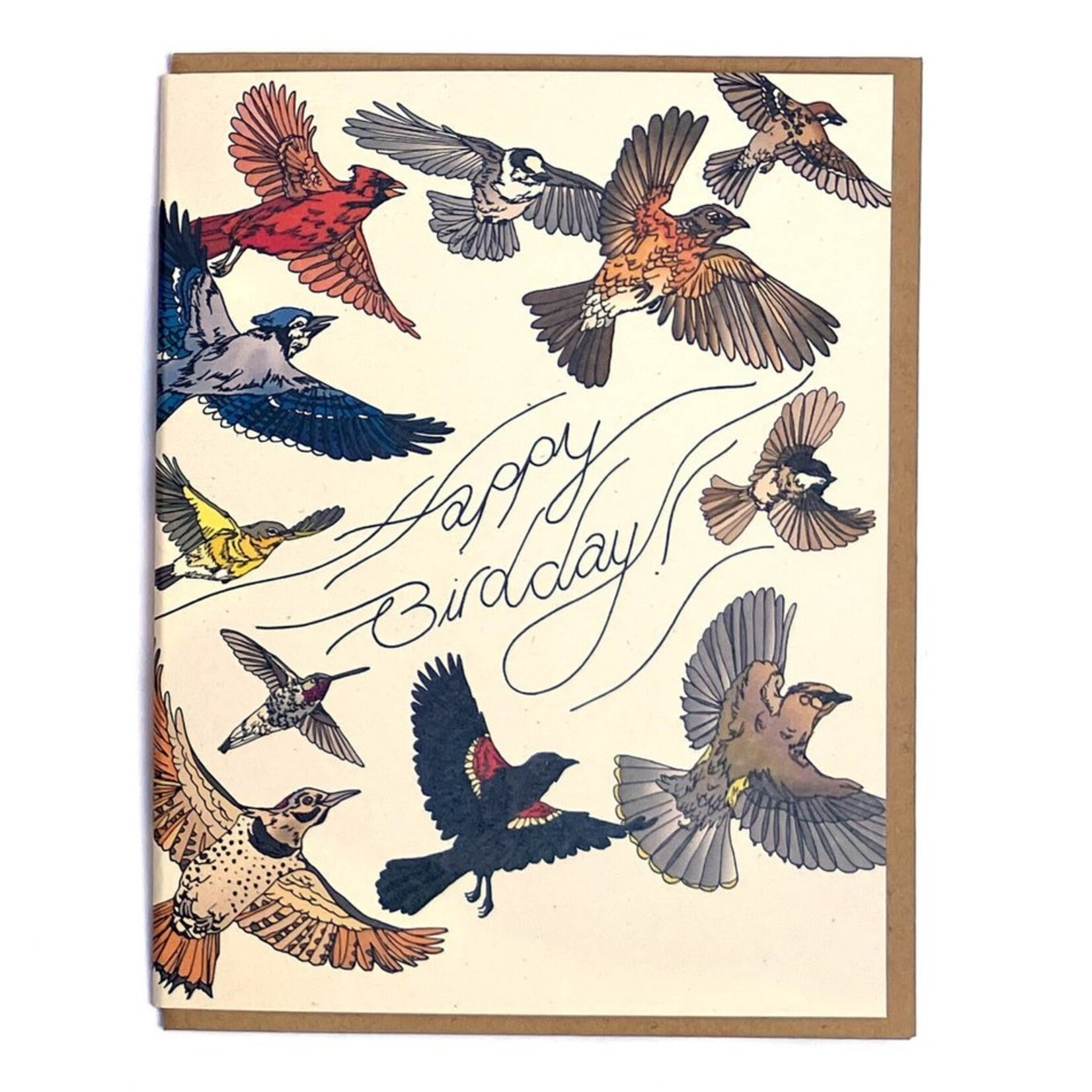 Wild Life Happy Bird Day Card Wild Life