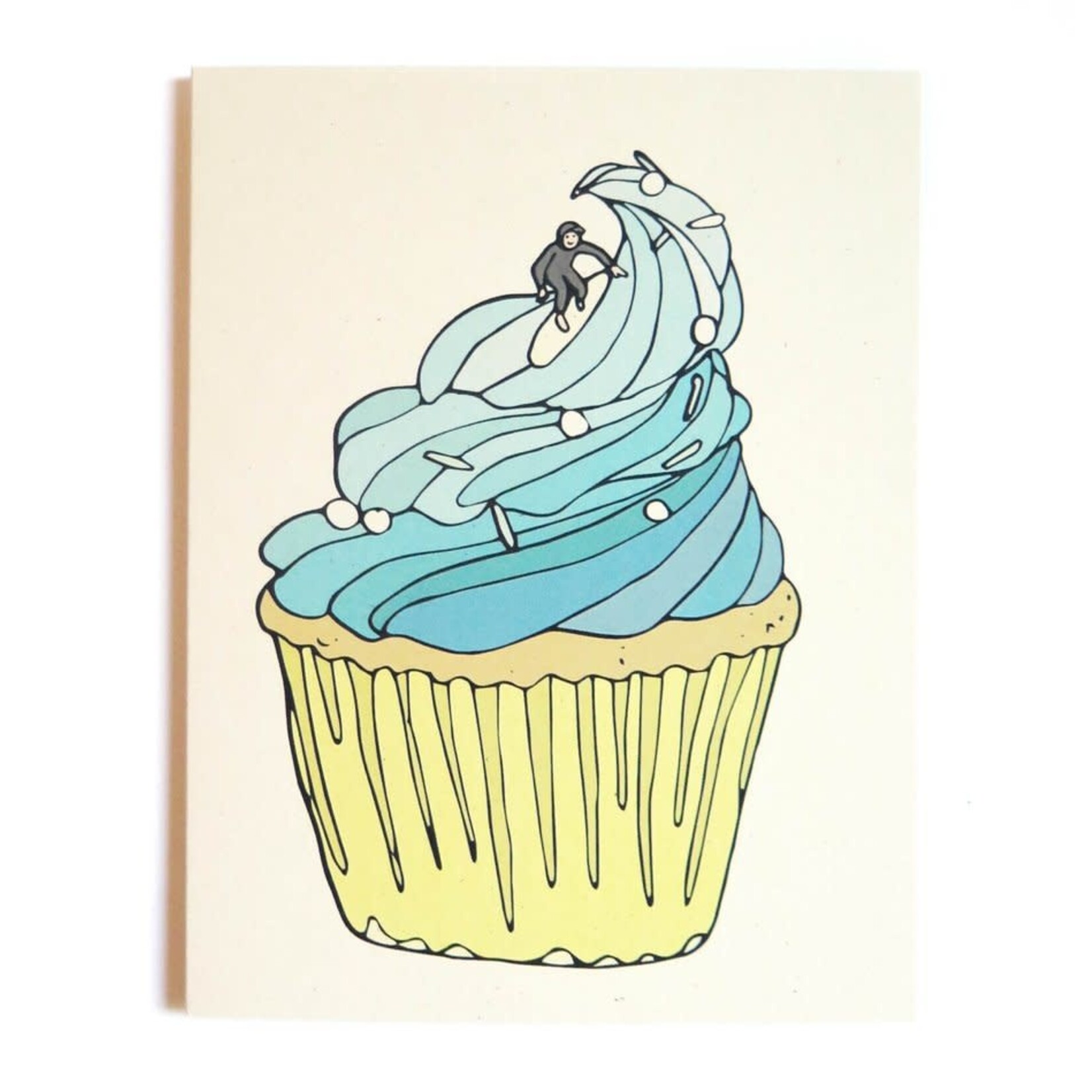 Wild Life Wave Cupcake Card