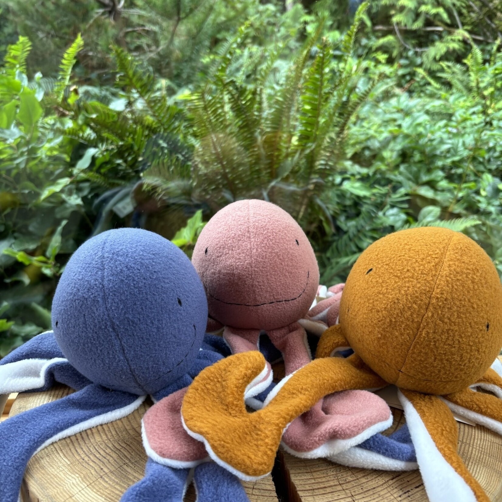 Sweet Peas kids krafts Octopus hand sewn stuffy