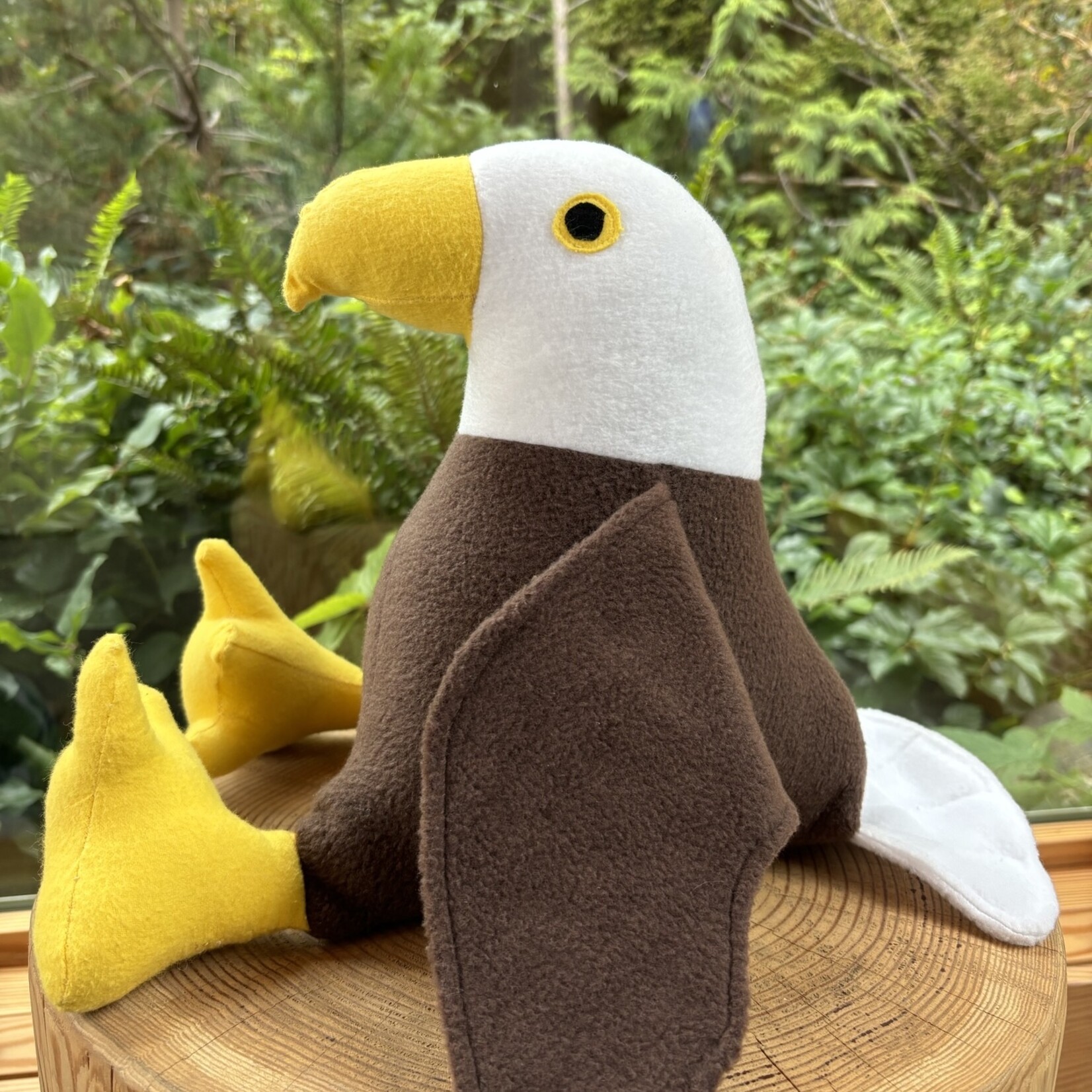 Sweet Peas kids krafts Eagle hand sewn stuffy