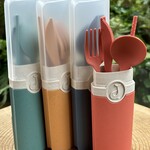 Tourism Tofino Cutlery set + case yellow