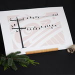 Cedar House Creations t̓iqsčipiƛ - hand printed silkscreen 82/100