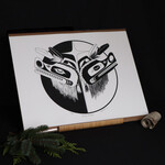 Cedar House Creations qʷiyuqs maʔiƛqac, hand printed silkscreen,53/100