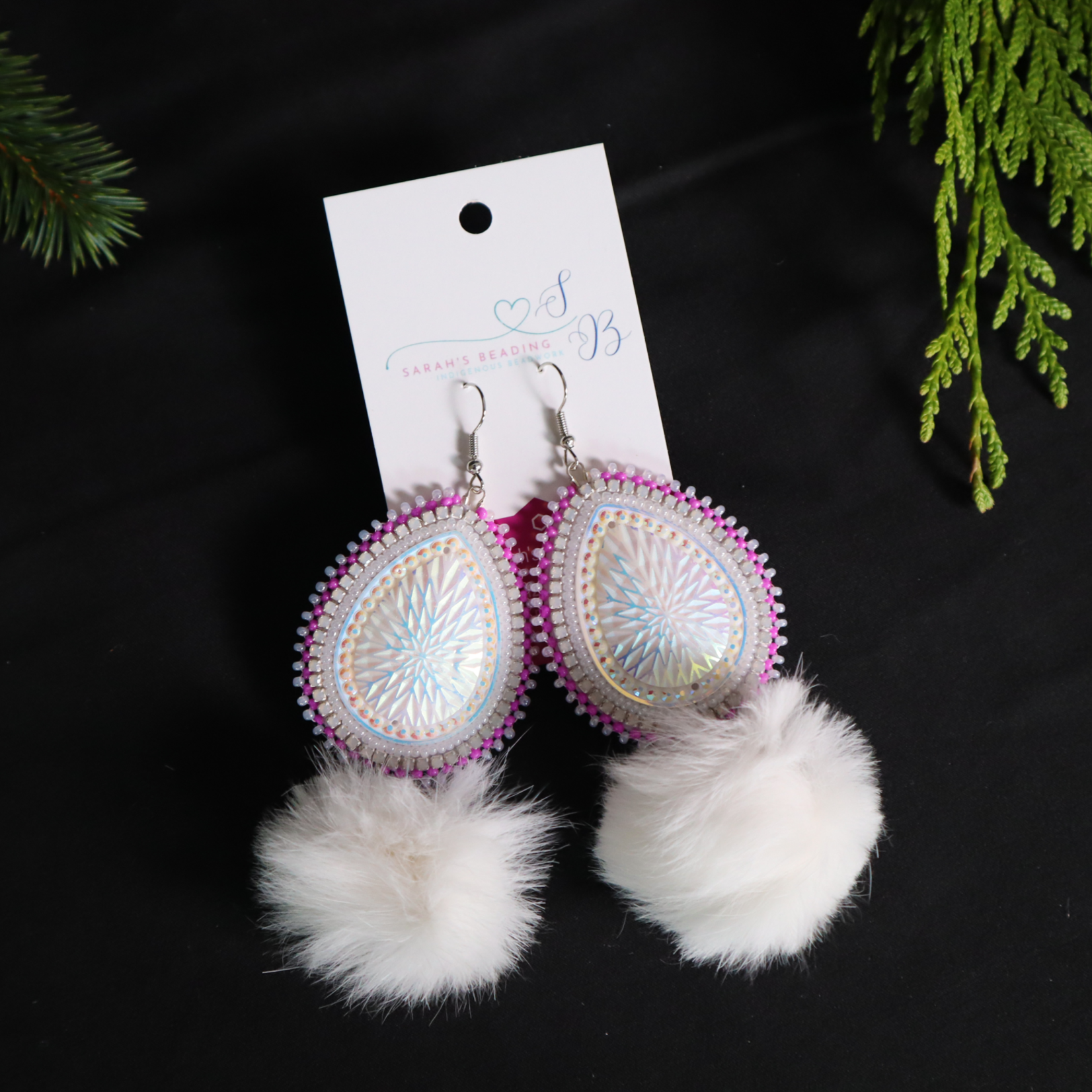 Sarah Ann Billy Sarah Ann Billy Rabbit Fur Dangles