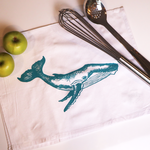 Rockfish Art Studio Lynette Dawson- Summerfeldt Humpback Whale Tea Towel