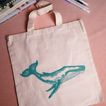 Rockfish Art Studio Lynette Dawson- Summerfeldt Humpback Whale Tote Bag