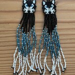 Esther Robinson Blue Wolf Long Fringe