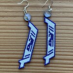 Esther Robinson Blue and White Whale Canoe
