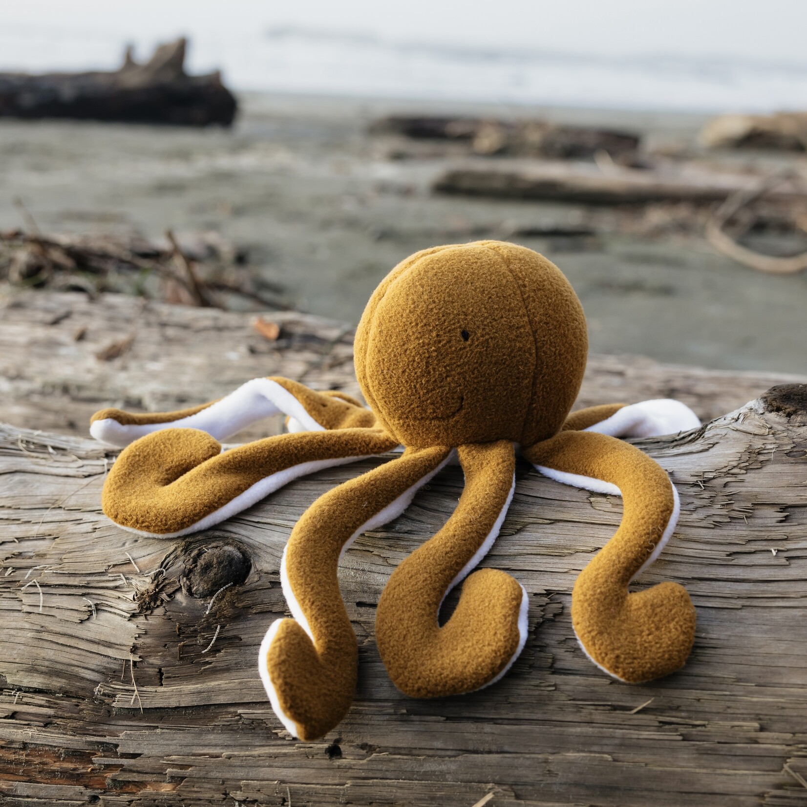 Sweet Peas kids krafts Octopus hand sewn stuffy