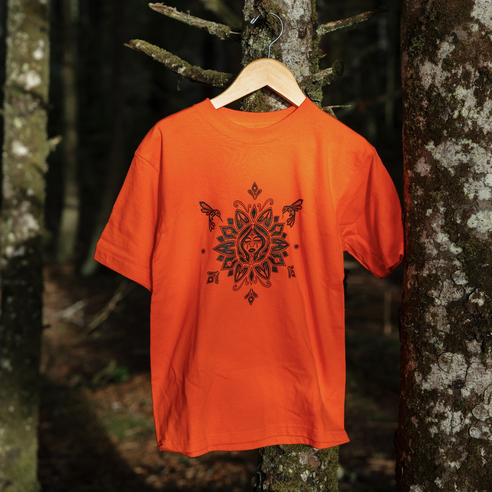 Clayoquot Biosphere Trust Orange T-Shirt Designed by Koyah Morgan-Banke