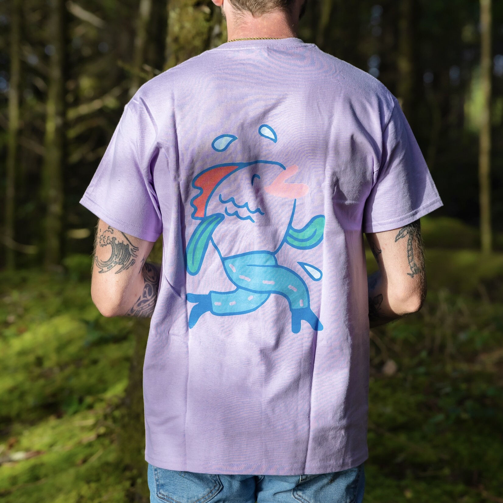 Tofino Jazz Festival Tofino Jazz Fest T-shirt Fish Back