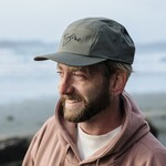 Tourism Tofino runner cap olive, navy Tofino logo