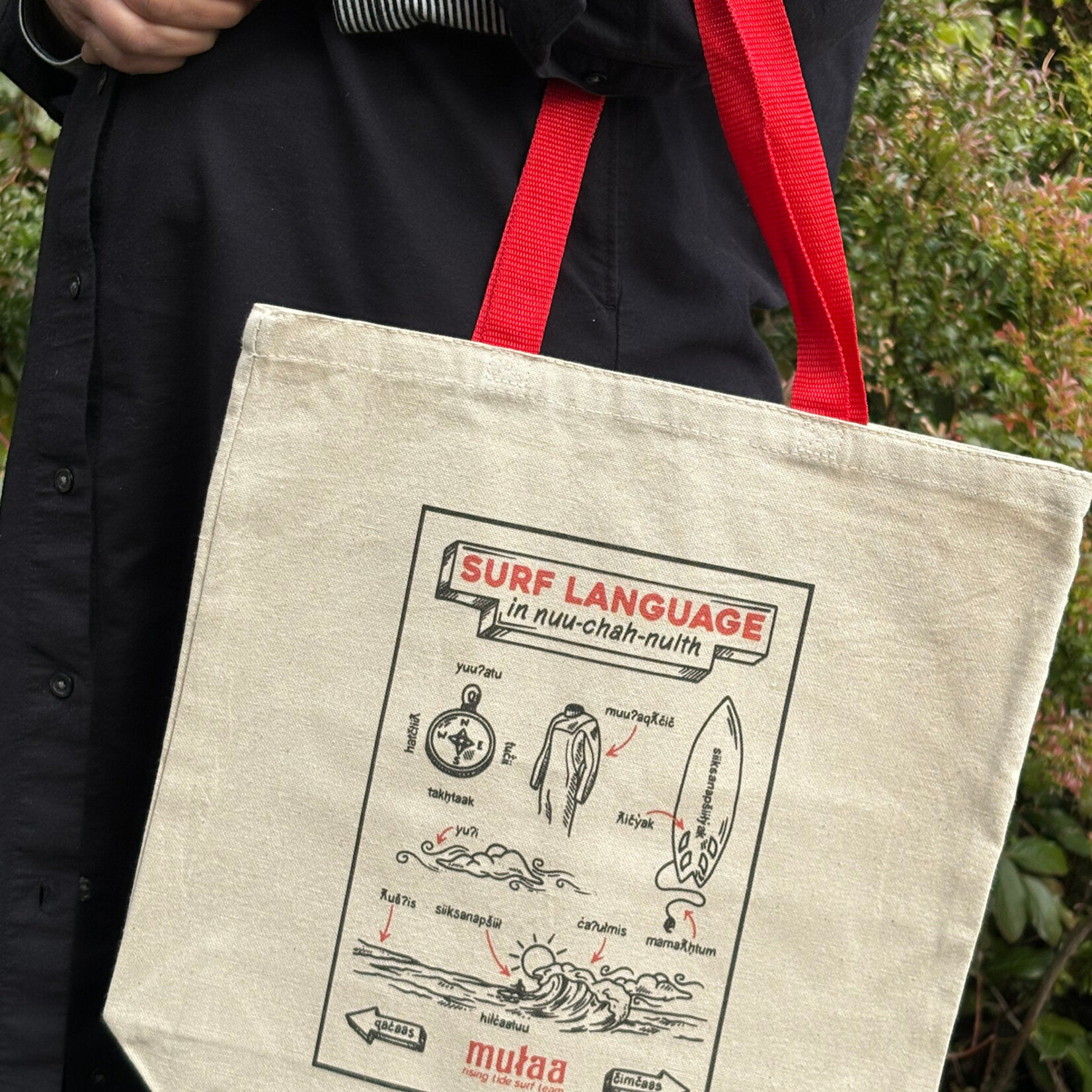 mułaa Surf Language Tote