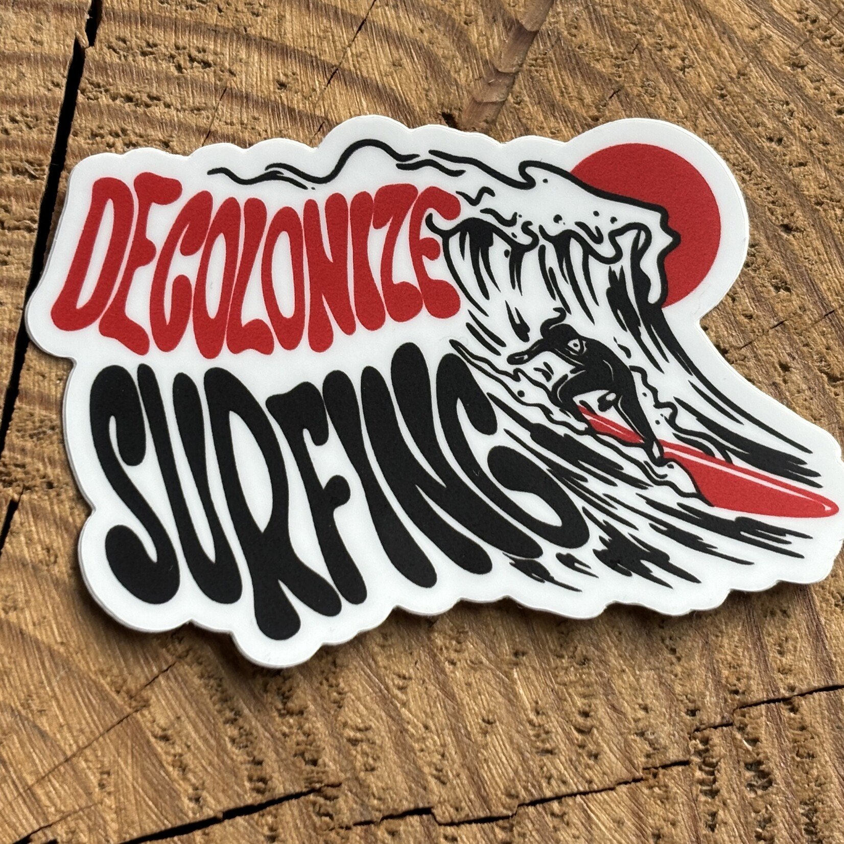 mułaa For Mulaa Team-Decolonize Surfing Sticker