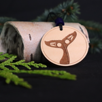 Cedar House Creations Cedar Pendant with Whale (large)