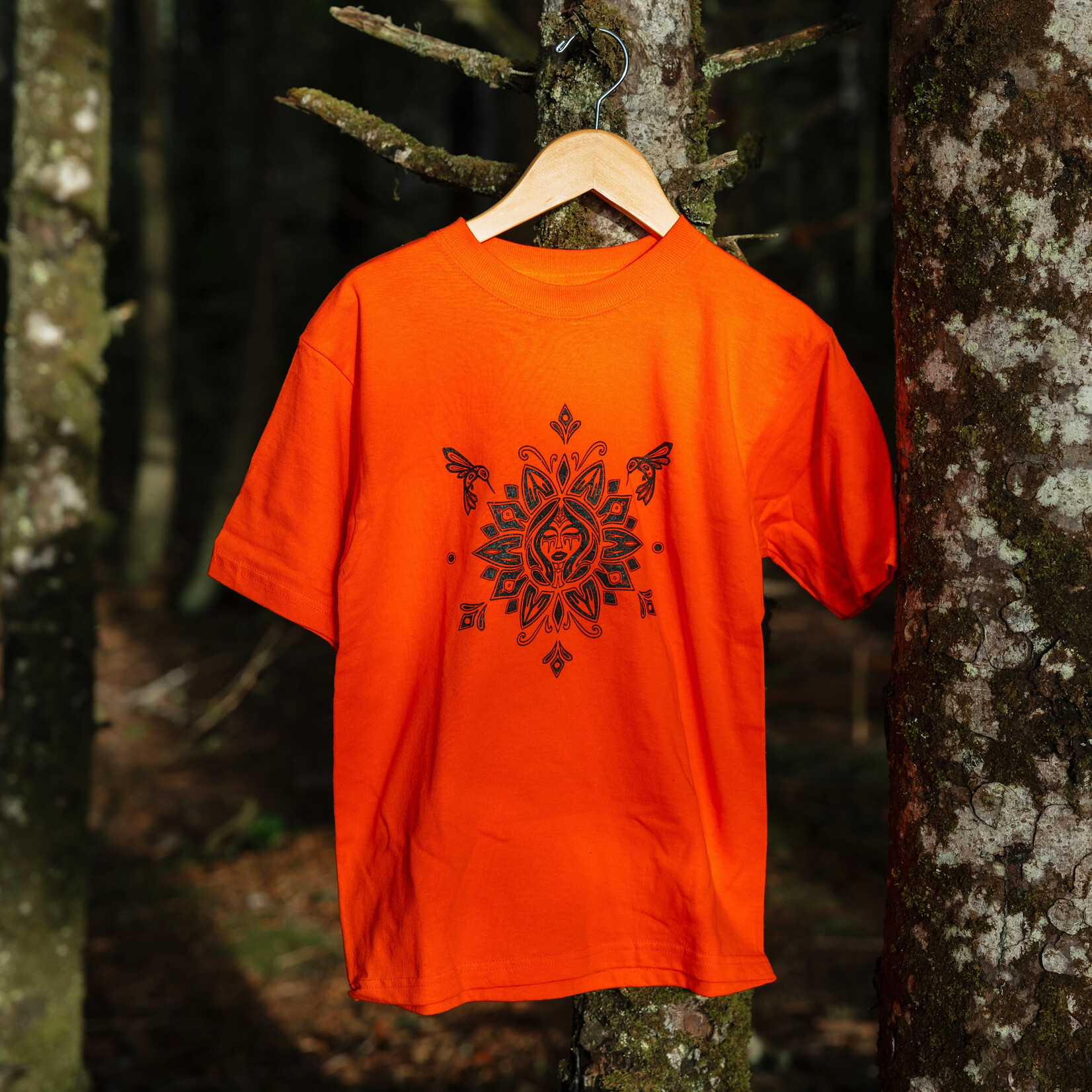 Clayoquot Biosphere Trust Orange T-Shirt Designed by Koyah Morgan-Banke