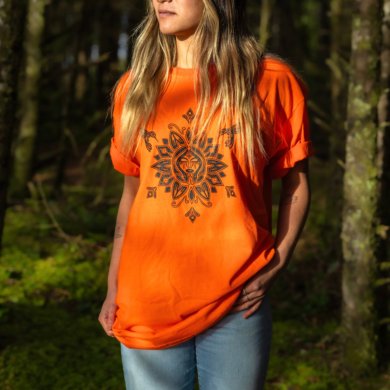 Clayoquot Biosphere Trust Orange T-Shirt Designed by Koyah Morgan-Banke