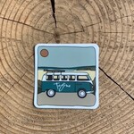 Tourism Tofino Long Beach Van Magnet