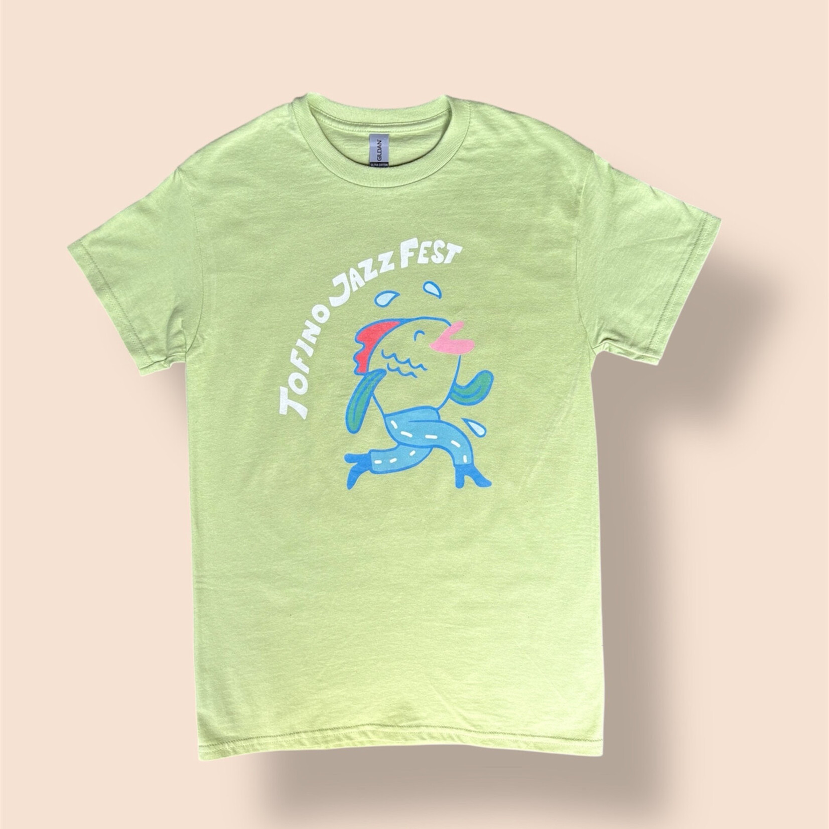Tofino Jazz Festival Tofino Jazz Fest Fish T-Shirt Front 2024