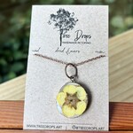 Tree Drops Dried flower pendant #3