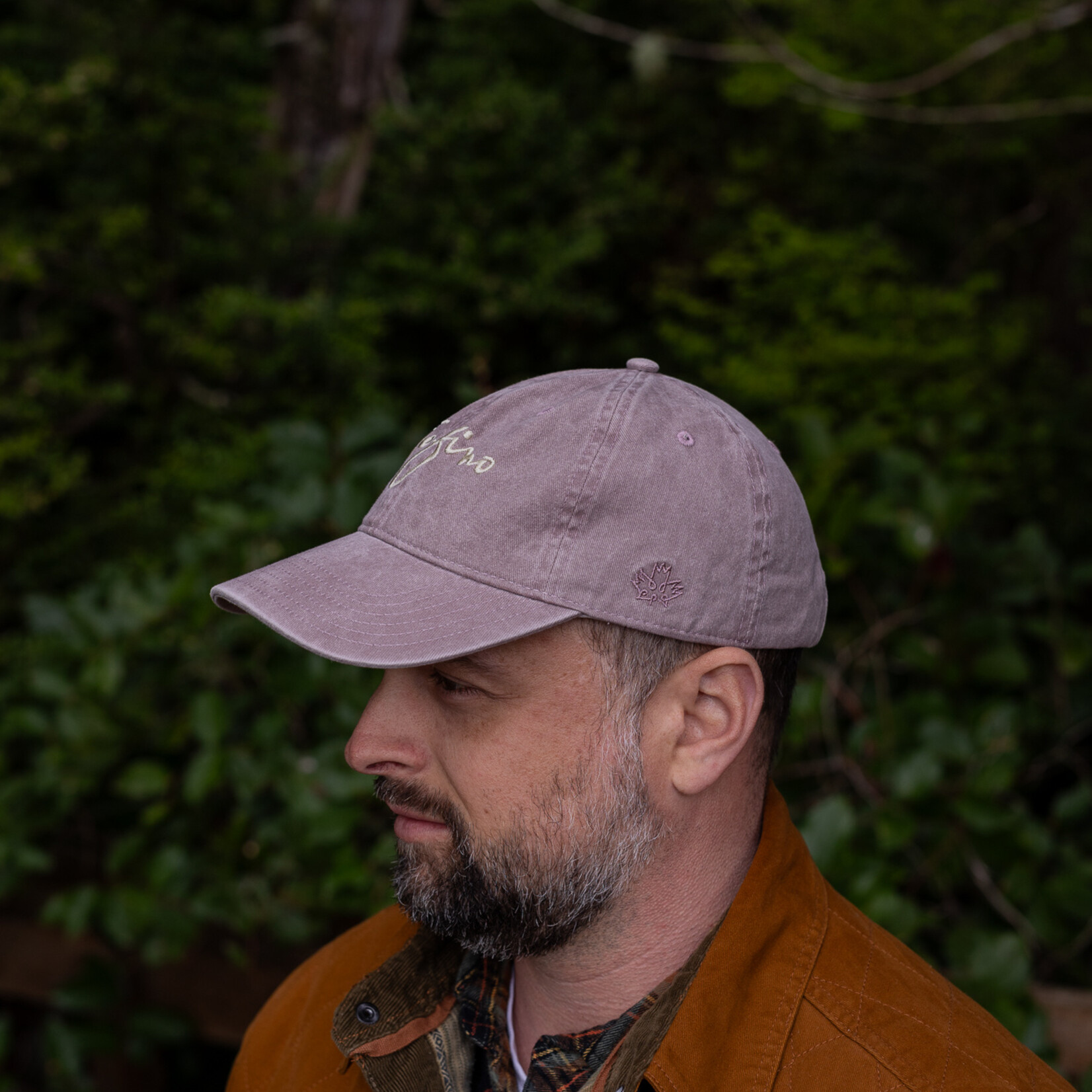 Tourism Tofino Baseball cap hazy pink Tofino logo