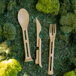 Tourism Tofino 3 piece portable cutlery set yellow