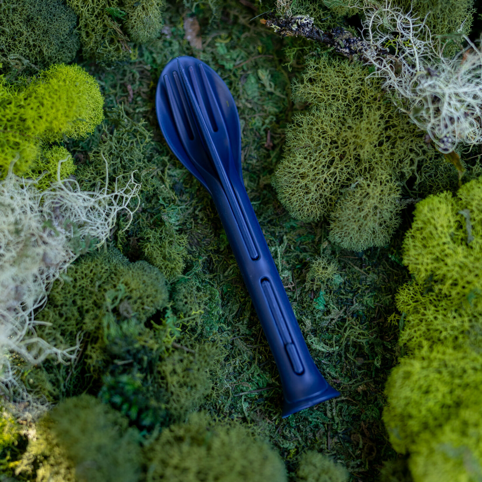 Tourism Tofino 3 piece portable cutlery set dark blue