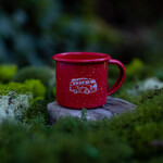 Tourism Tofino red enamel mug ornament