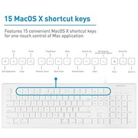 Macally Mac Keyboard and Mouse Combo - Wired