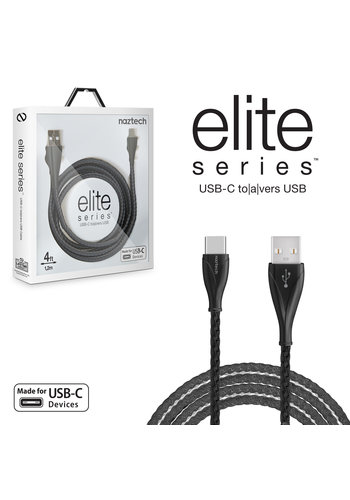 Elite Series USB-C Charge & Sync Cable-Black 