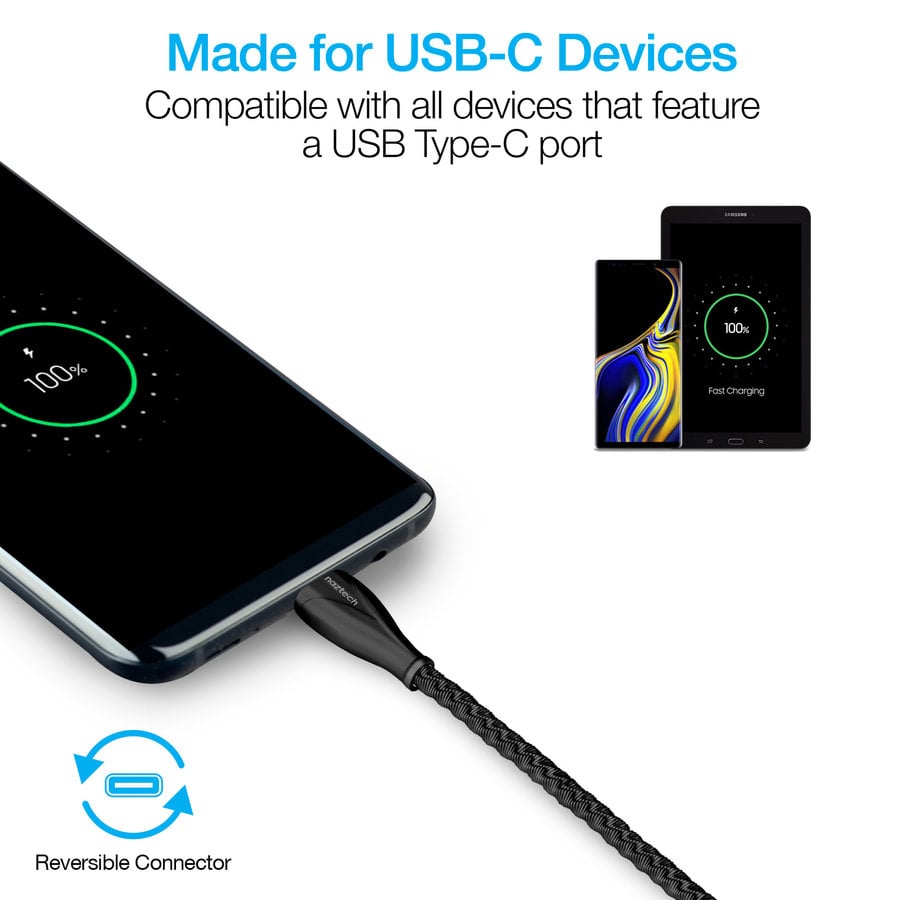 Elite Series USB-C Charge & Sync Cable-Black