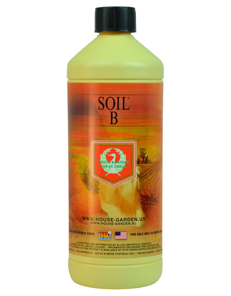 House And Garden House And Garden Soil B 1 Liter 12 Cs Aquarius Hydroponics