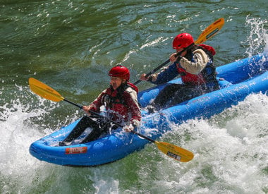 Private Inflatable Kayak Whitewater Trips
