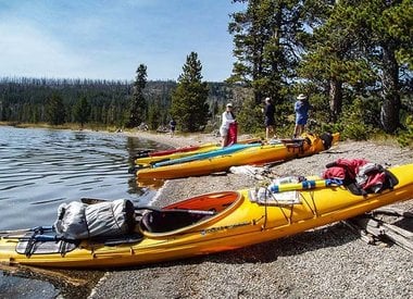 Excursions d'une journée en kayak à Yellowstone