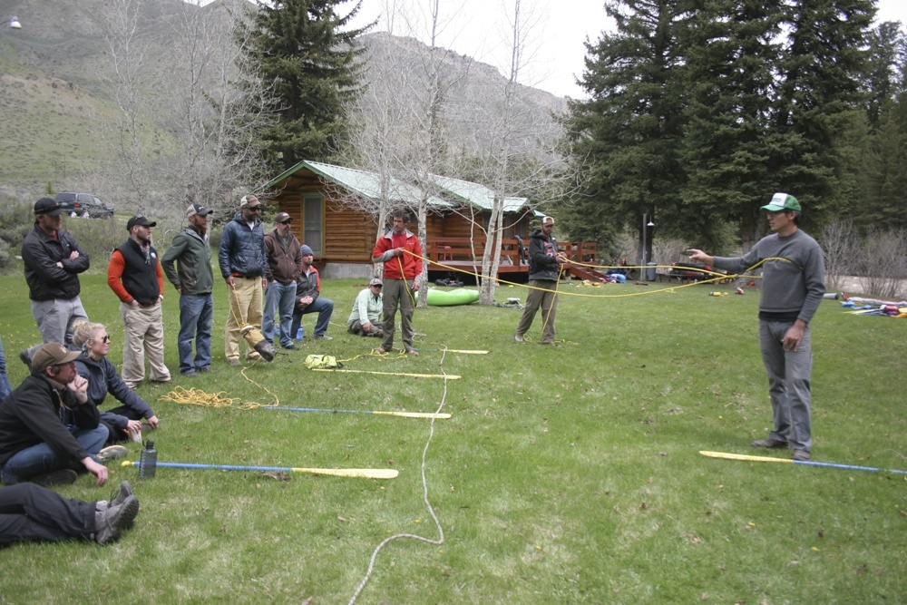 Classroom Session on the Hoback River