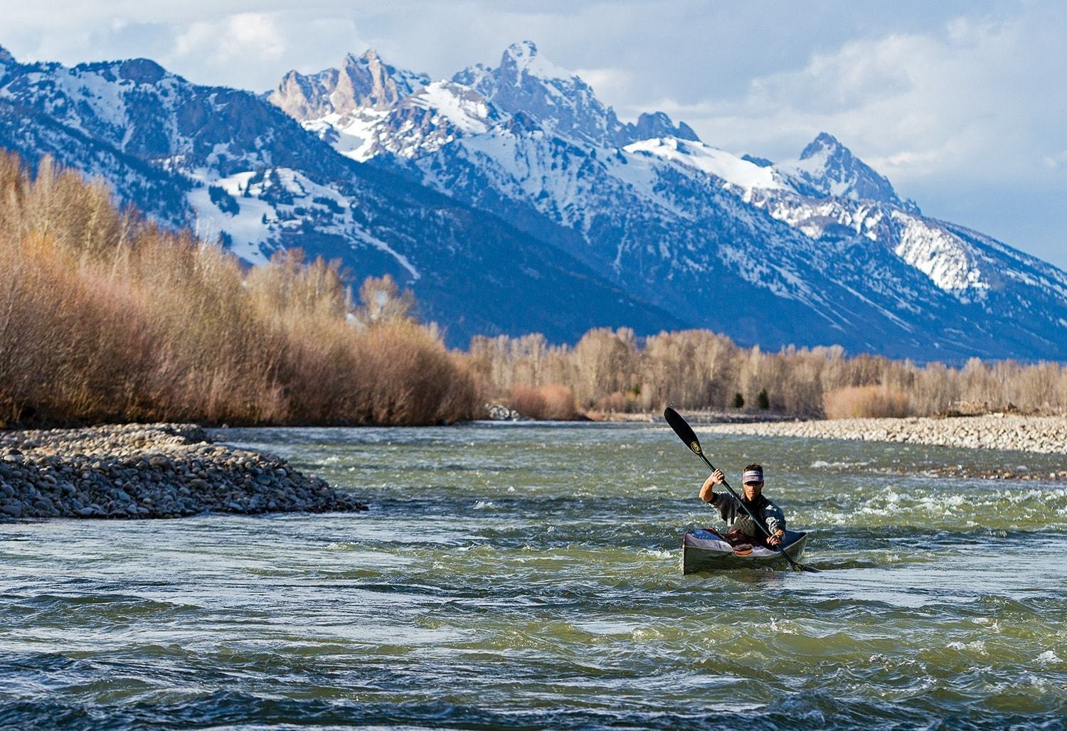 Aaron Kayaking on the snake