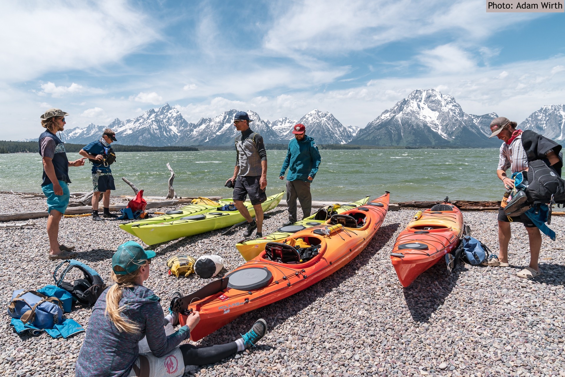 Rafting in the Tetons