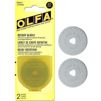 Olfa OLFA 45MM ROTARY BLADES (2 PACK)