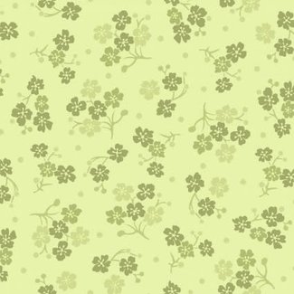 Maywood Carnaby Tonal Flowers Green, /CM OR $18/M