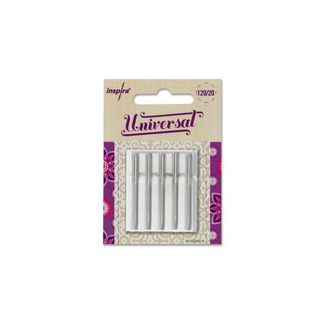 NEEDLE, INSPIRA UNIVERSAL SZ#100/16 (5PK)