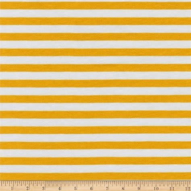 BLAKE Knit Precut Jersey 1761 2 Yard Package Gold Stripe