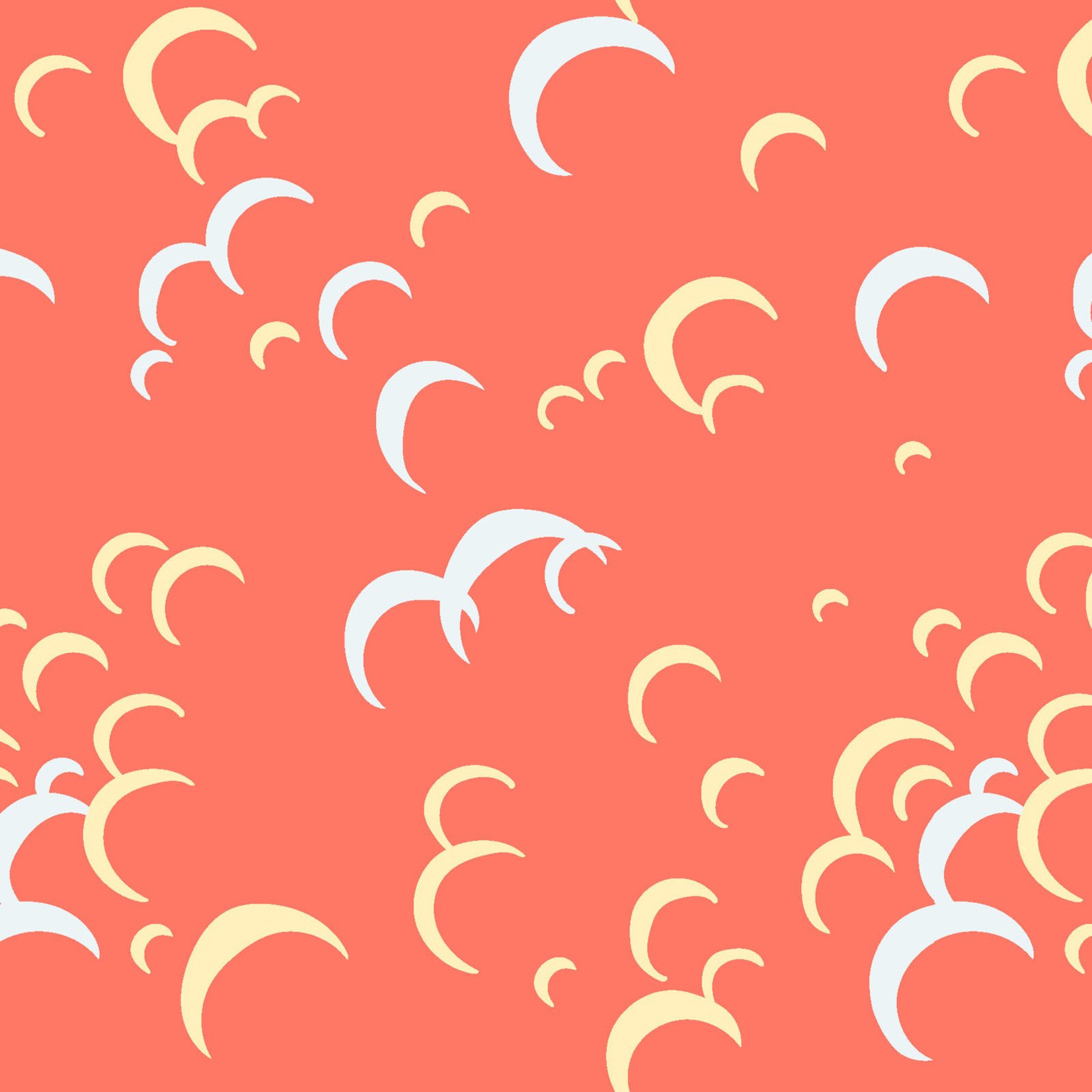 Maywood MOONGATE, Eclipse Orange (Crescents), per cm or $18/m
